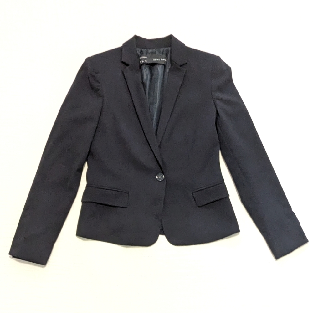 ZARA Navy Blue Blazer